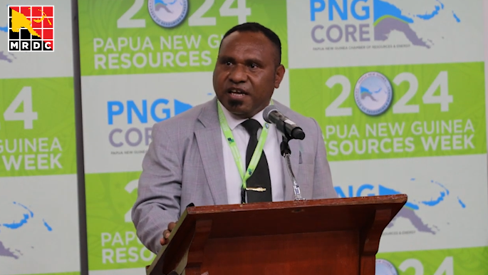 MRDC's Chief Operating Officer Mr. John Tuaim presentation on Benefits Sharing